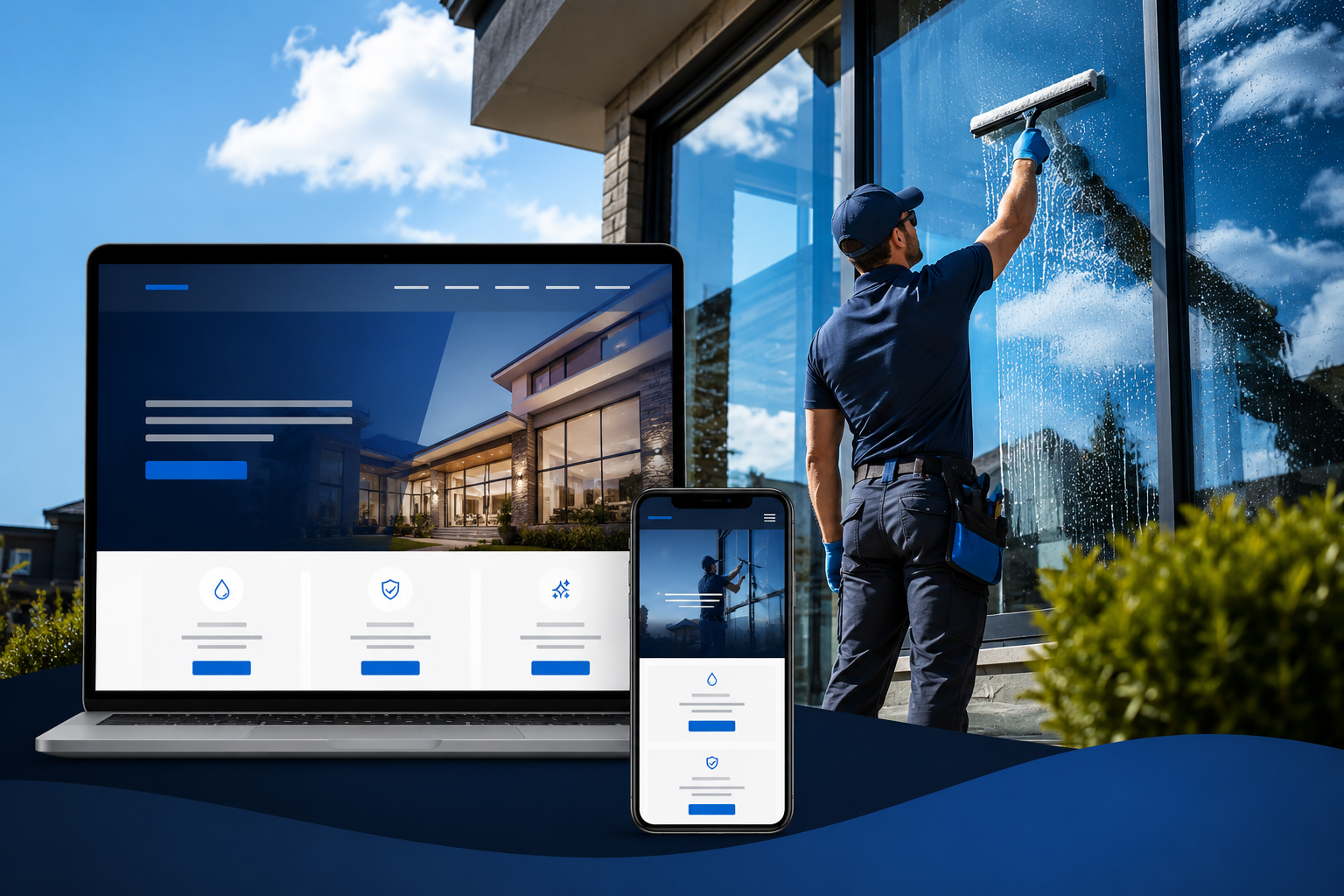SkyShine Window Cleaning case study cover